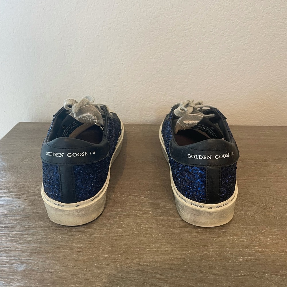 Golden Goose Blue and Black Sneakers - Picture 3 of 9